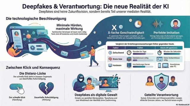 KI Session am Mittwoch, 25.03.26: Herausforderungen und Verantwortung im Umgang mit Deepfakes und KI-Technologien