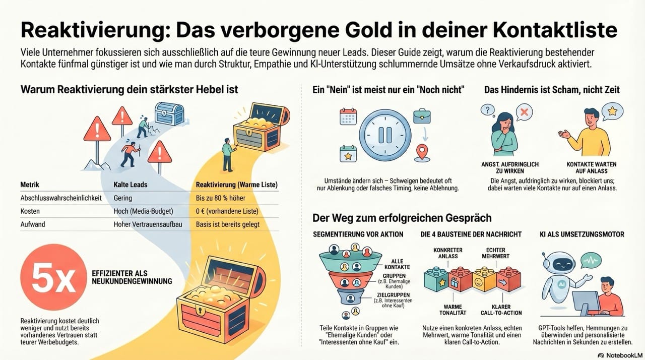 KI Challenge April 2026 – Tag 6: Reaktivierung von Kunden und Kontakten durch systematische Ansprache und KI-Unterstützung