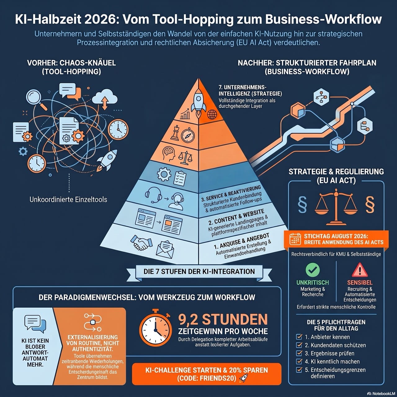 Grafik: Von Tools zu Arbeitsabläufen