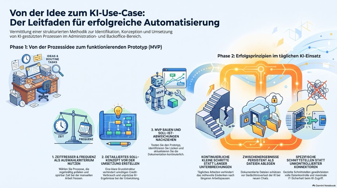 Erfahrungen, Herausforderungen und Methoden zur Entwicklung von KI-Use Cases im Bereich Administration und Backoffice
