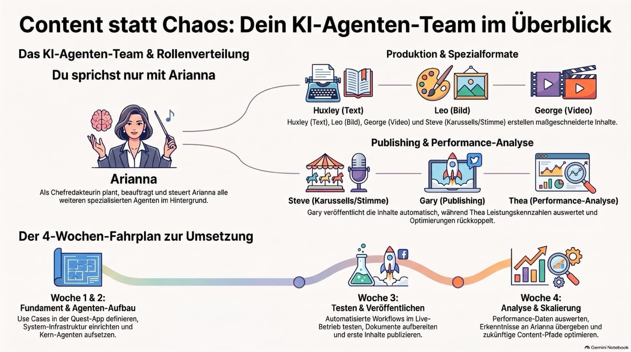 Einführung und Aufbau von KI-gestützten Content-Agenten und Use Cases