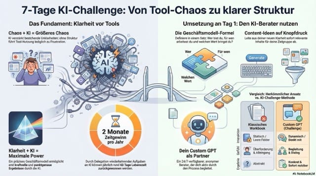 KI Challenge Tag 1: Klarheit & Content