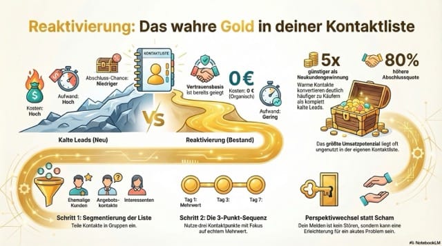 KI Challenge Tag 6: Reaktivierung von Kontakten und Kunden zur Umsatzsteigerung