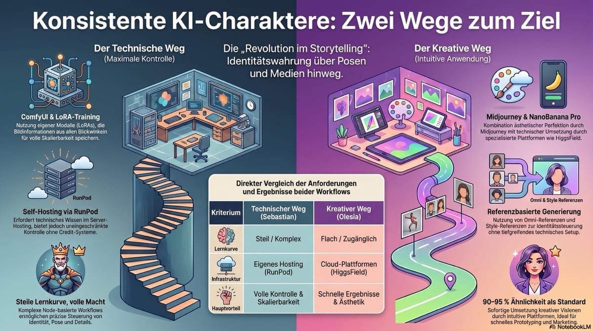 Konsistente KI-Charaktere erstellen und nutzen: Technische und anwenderorientierte Ansätze