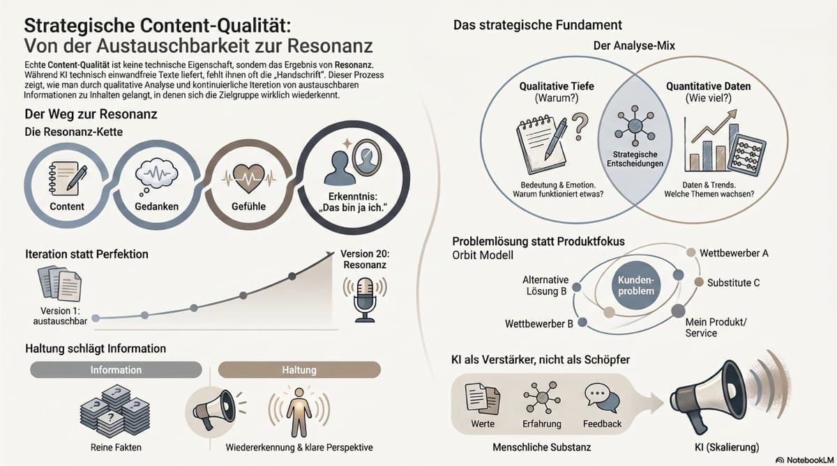 KI Session am Mittwoch, 17. Juni 2026: Qualitative und quantitative Analyse von Content und Wettbewerbern zur Entwicklung resonanter Inhalte