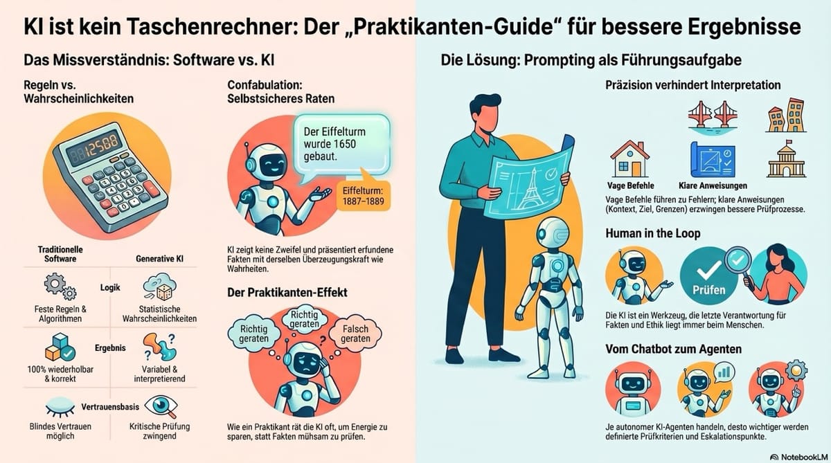 KI Session am Mittwoch, 3. Juni 2026: KI ist manchmal wie ein pubertierender Praktikant – und was das für uns im KI-Alltag bedeutet