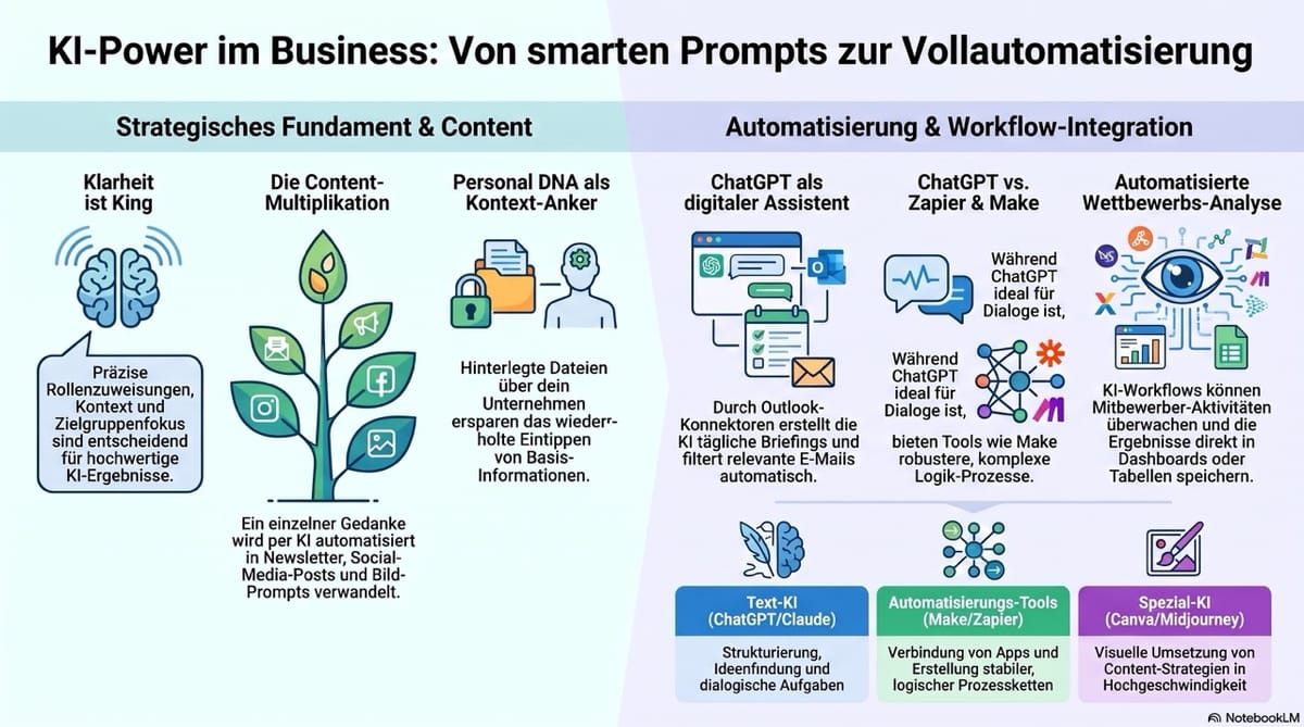 Einsatz und Automatisierung von KI-Tools im täglichen Workflow
