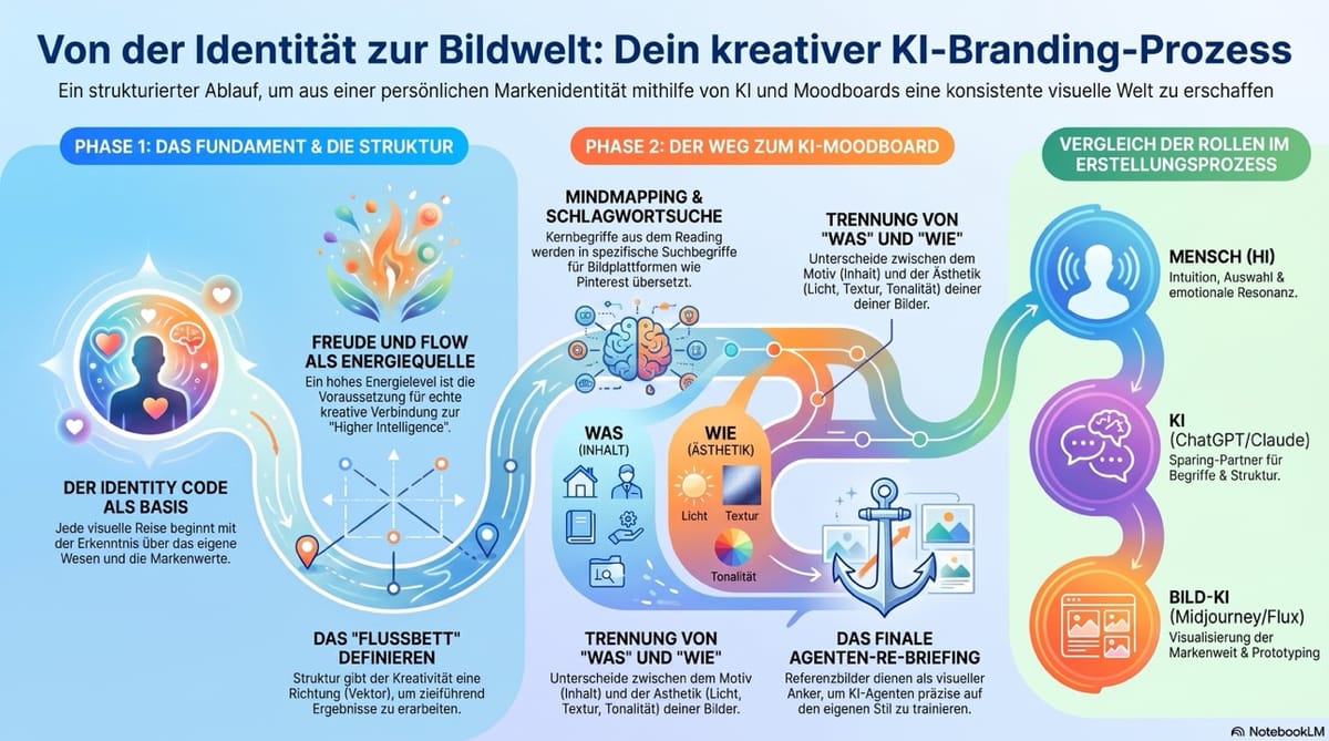 Workshop zur Entwicklung visueller Markenwelten und Moodboards