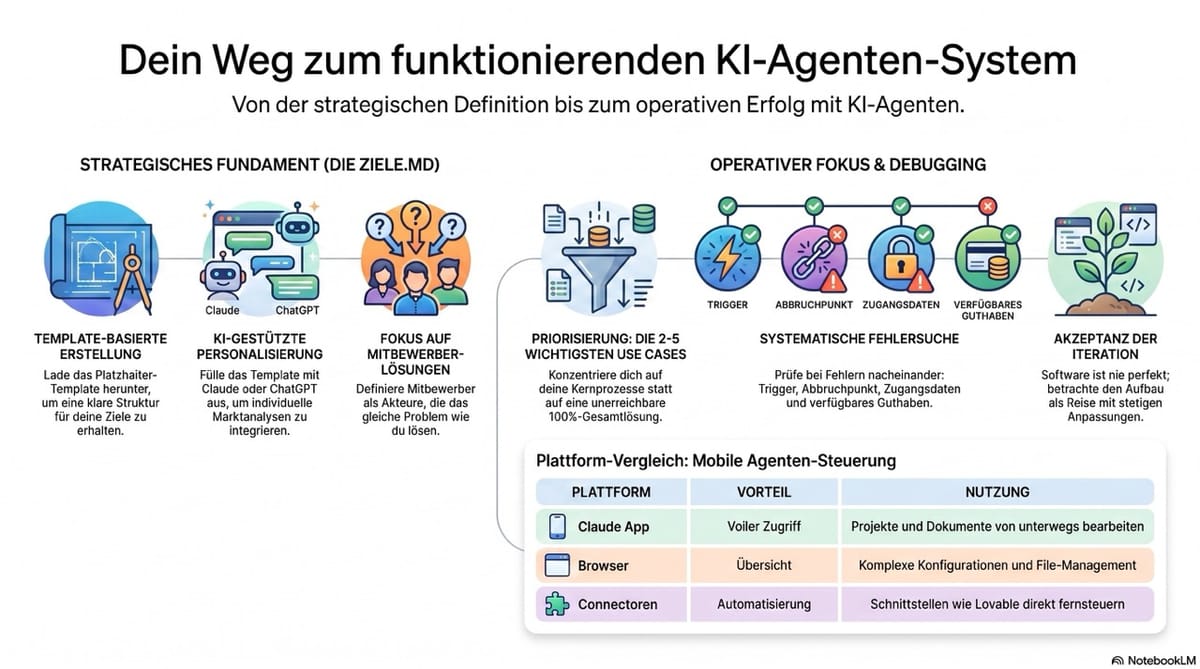 Besprechung zu Agenten-Workflows und Testdateien in der KI Akademie