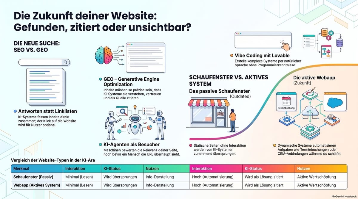 Die Zukunft von Webseiten im Kontext von KI und Suchmaschinen