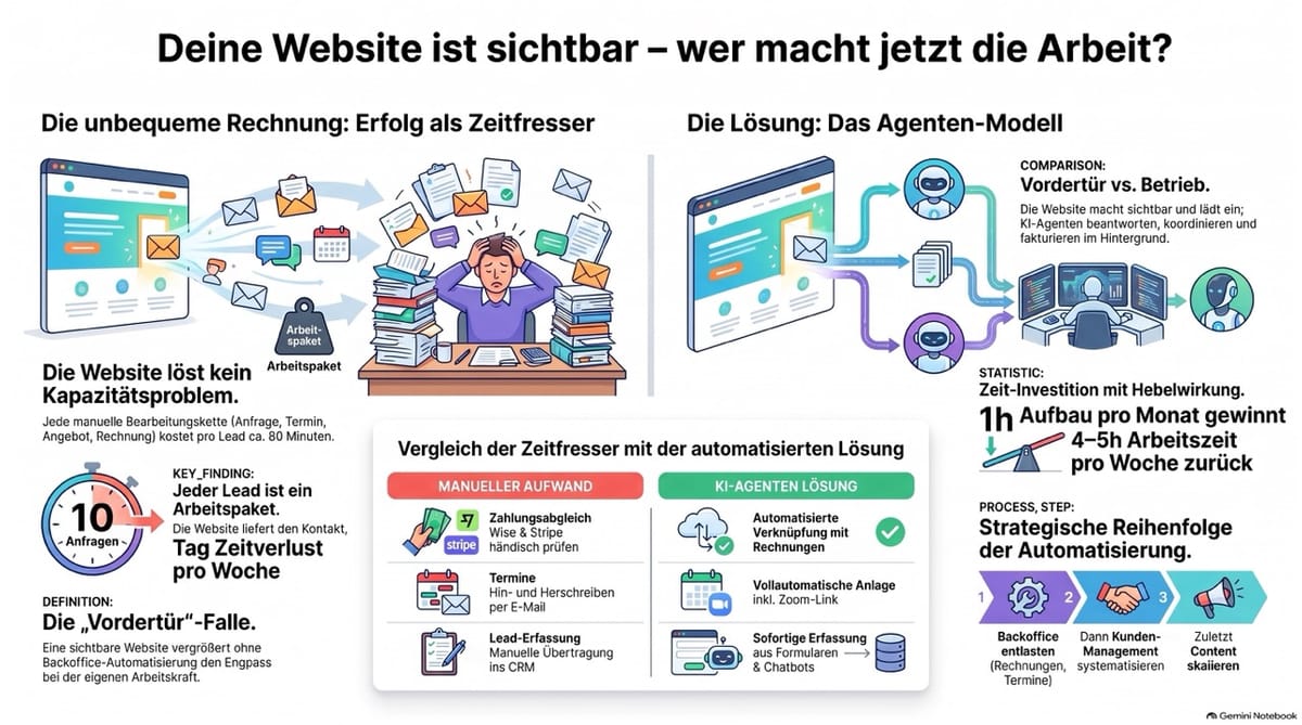KI Session am Mittwoch, 19.08.26: Lead-Generierung und Bearbeitung von Kontakten über Webseiten mit KI-Unterstützung