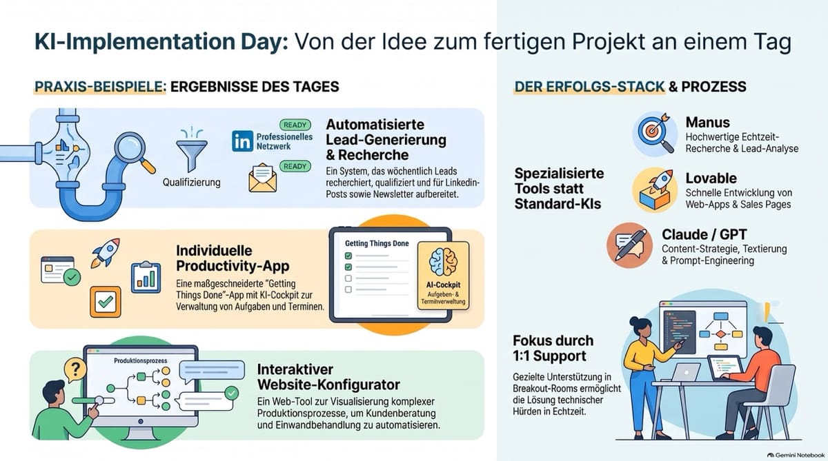 Sessionbericht und Fortschritte bei KI-basierten Automatisierungsprojekten
