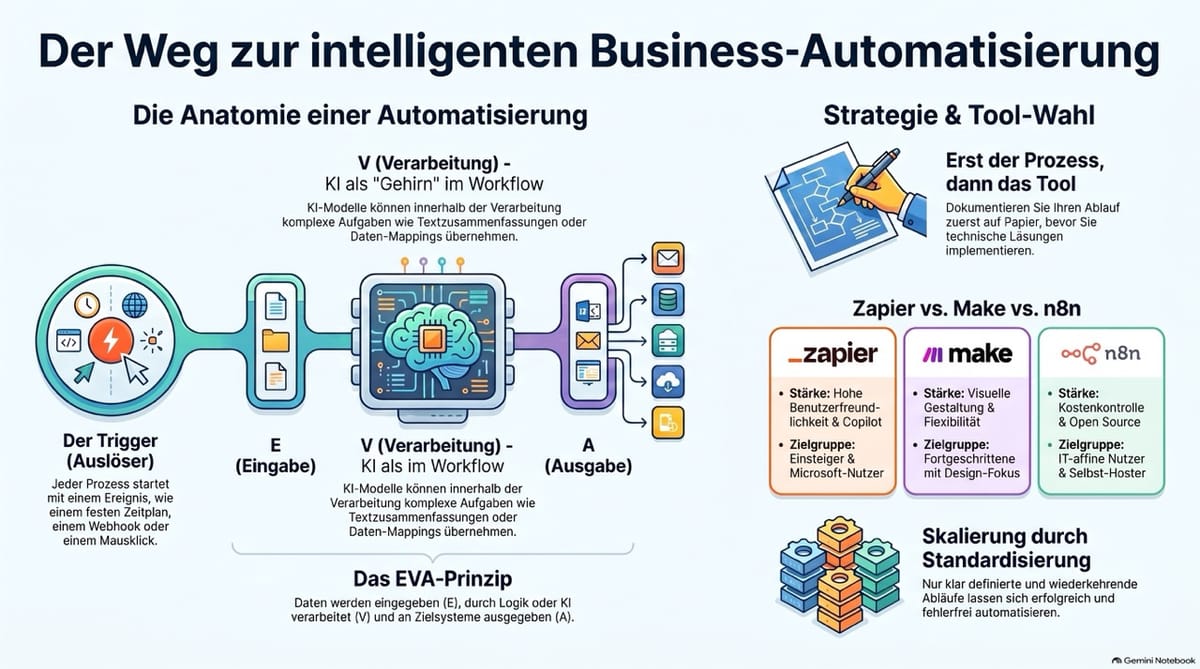 Technische Herausforderungen und Anwendung von Automatisierungstools mit KI-Unterstützung