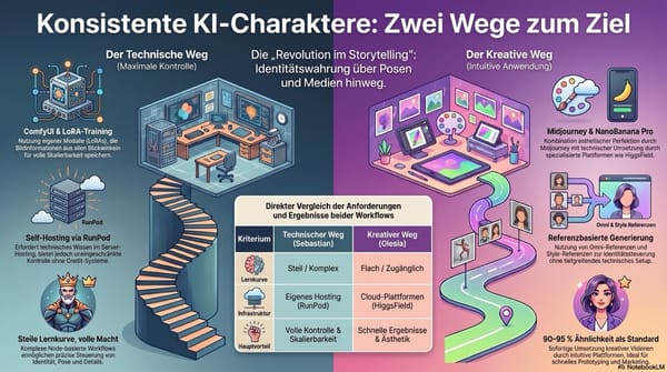 Konsistente KI-Charaktere erstellen und nutzen: Technische und anwenderorientierte Ansätze