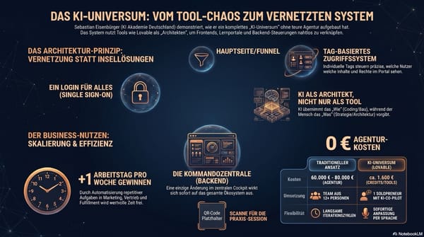 KI Session am Mittwoch: Das KI Akademie-"Universum" & Lovable
