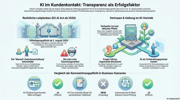 Vertrieb und Verkaufen mit KI-Unterstützung: Grundlagen, Einwandbehandlung und EU-AI-Act