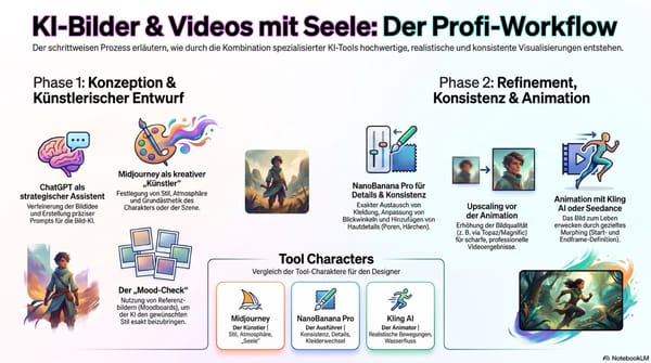 Workflow und Tools für KI-gestützte Bild- und Videoerstellung