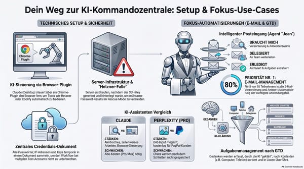 Besprechung und Priorisierung von Use Cases für KI-gestützte Automatisierung und Techniksetup