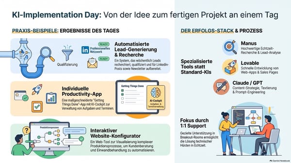 Sessionbericht und Fortschritte bei KI-basierten Automatisierungsprojekten