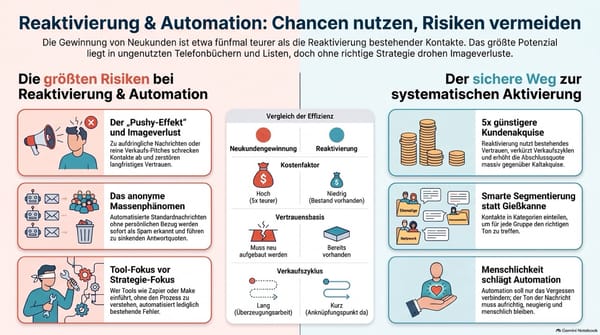 Reaktivierung von Kontakten und Automation im Kundenmanagement