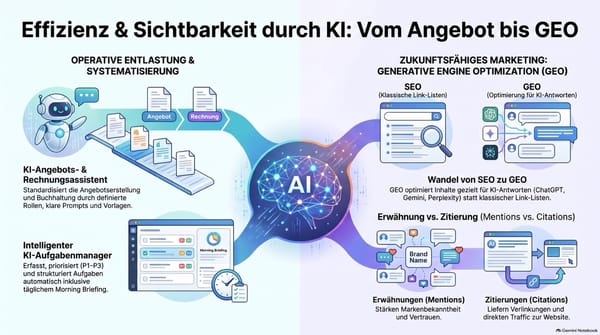 KI-basierte Angebots- und Aufgabenverwaltung sowie Einführung in Generative Engine Optimization (GEO)